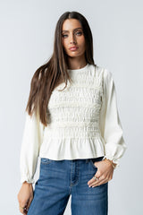 Jodie Shirred Top - FINAL SALE