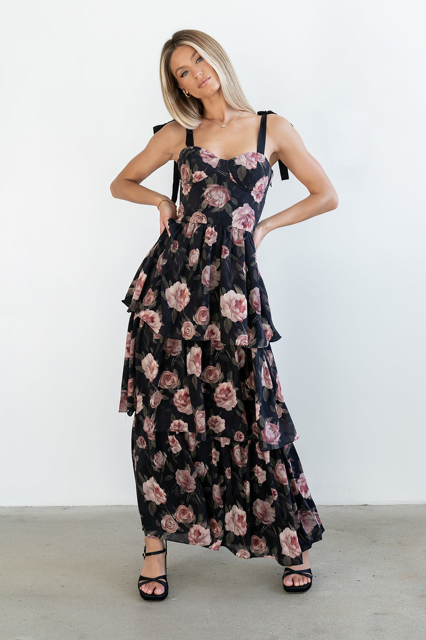 Cashe Ruffle Maxi Dress - FINAL SALE