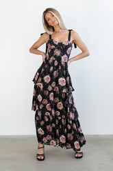 Cashe Ruffle Maxi Dress - FINAL SALE