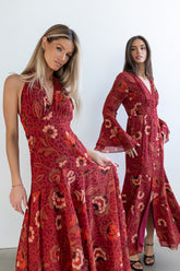 Tracey Halter Maxi Dress