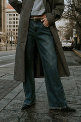 Marshall Straight Leg Vintage Jeans In Dark Wash - Final Sale