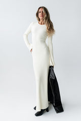 Torrey Maxi Dress In Cream - Final Sale