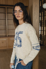 Maddie Graphic Sweater - Final Sale