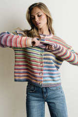 Emmy Knit Cardigan In Multi
