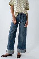 Parker Cuffed Wide Leg Jeans - FINAL SALE