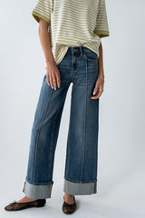 Parker Cuffed Wide Leg Jeans - FINAL SALE