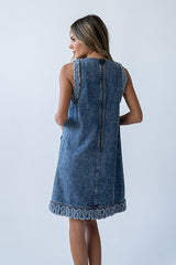 Keslie Denim Mini Dress - Final Sale