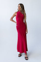 Liz Mock Neck Maxi Dress - FINAL SALE