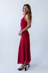 Liz Mock Neck Maxi Dress - Final Sale