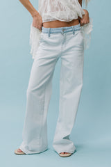 Kendall Striped Wide Leg Jeans - FINAL SALE