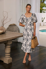 Brielle Embroidered Maxi Dress - Final Sale