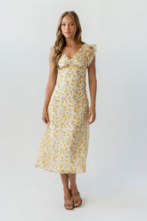 Avery Floral Midi Dress - FINAL SALE