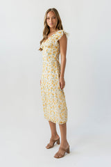 Avery Floral Midi Dress - Final Sale