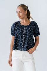 Dasha Polka Dot Blouse - FINAL SALE