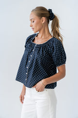 Dasha Polka Dot Blouse - Final Sale