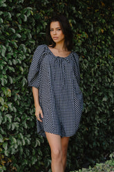 Janika Plaid Romper - FINAL SALE