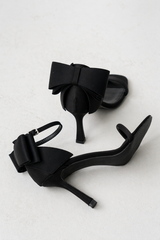Marcel Bow Heels In Black - Final Sale