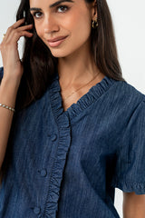 Miranda Denim Top - Final Sale