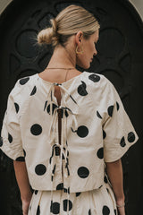 Jacklynn Polka Dot Blouse - Final Sale