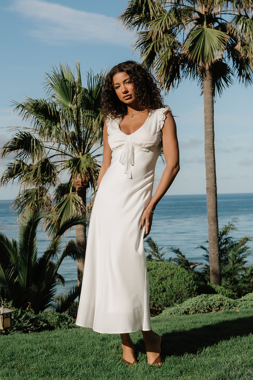 Tracey Maxi Dress in White