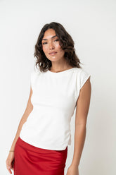 Jayden Pleated Top - FINAL SALE