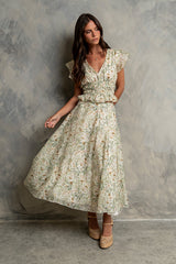 Carlie Floral Midi Skirt - Final Sale