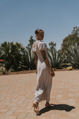 Annelise Maxi Dress In Gingham - Final Sale