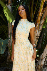Marlee Maxi Dress In Yellow - Final Sale