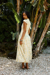 Marlee Maxi Dress In Yellow - Final Sale