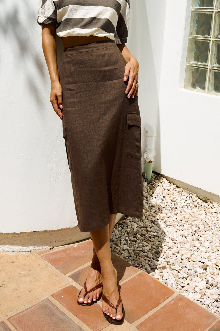 Noa Cargo Maxi Skirt - FINAL SALE