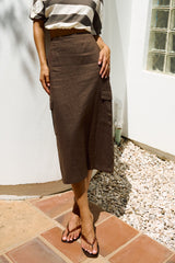 Noa Cargo Maxi Skirt - FINAL SALE