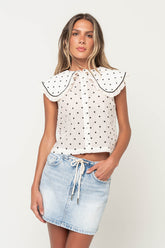 Polliana Polka Dot Top - FINAL SALE