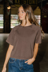 Sophie Raglan Top In Brown