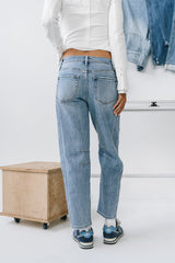 Fauna High Rise Barrel Jeans - Final Sale