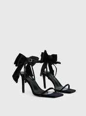 Billini Elesa Bow Detail Stiletto Heels Black