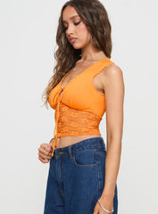 Isolde Top Orange