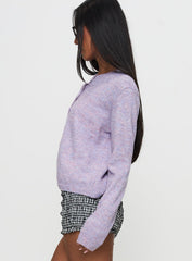 Denmark Cardigan Lilac