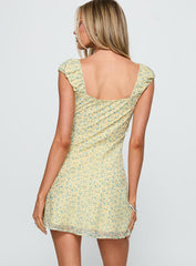 Seyani Mini Dress Yellow