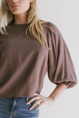 Nadine Blouse In Mauve - Final Sale