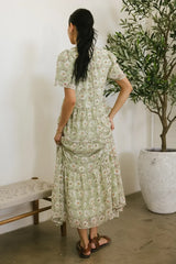 Milan Floral Maxi Dress - Final Sale