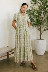 Milan Floral Maxi Dress - Final Sale