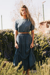 Kiera Denim Top - FINAL SALE