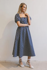 Katerina Polka Dot Midi Dress - FINAL SALE