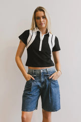 Dune Contrast Top - Final Sale