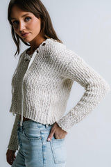 Georgie Knit Sweater In Ivory - Final Sale