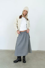 Braxton Plaid Midi Skirt - Final Sale