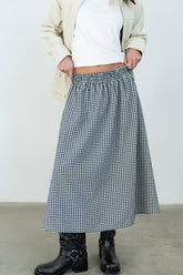 Braxton Plaid Midi Skirt - FINAL SALE
