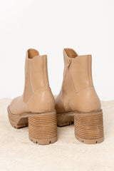 Dorothy Boots In Beige - Final Sale