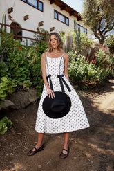 Scarlett Polka Dot Midi Dress - FINAL SALE