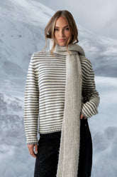 Jones Knit Sweater in Heather Grey - FINAL SALE